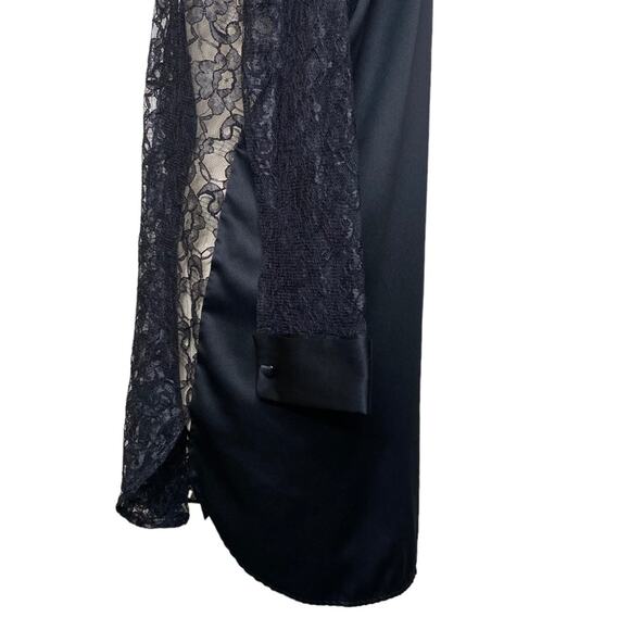 Vintage Victoria's Secret Gold Label Lace Button Up Shirt Dress Women's Small - Picture 6 of 10